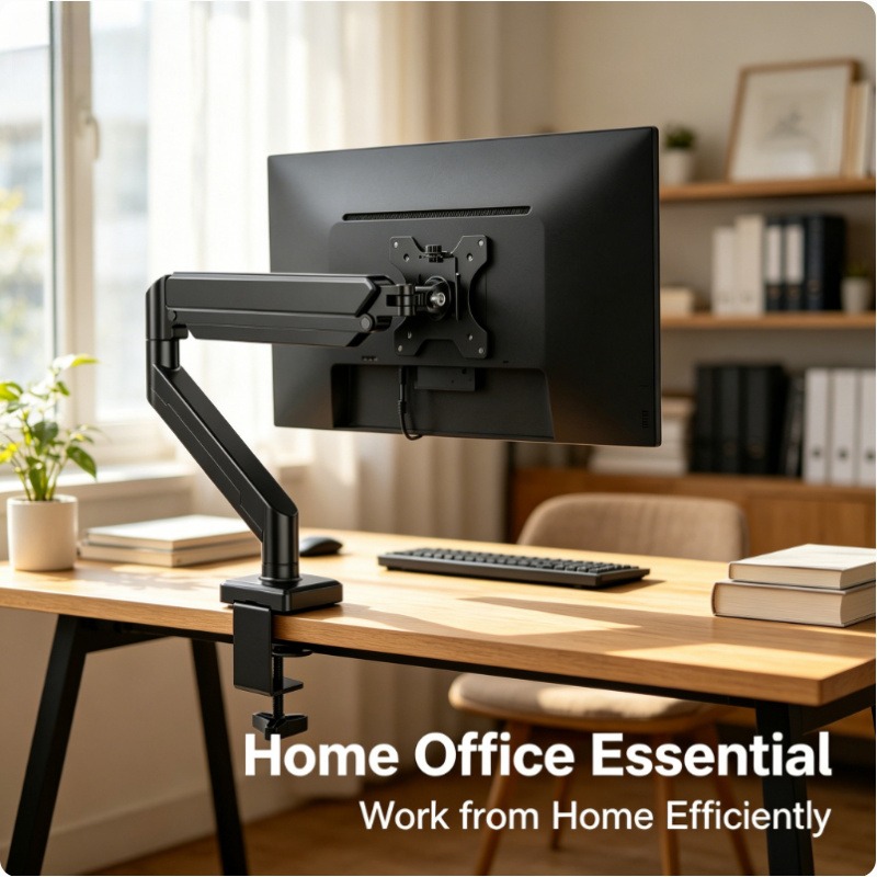 Monitor Arm Single - Single Monitor Mount 14-32 Inch Height