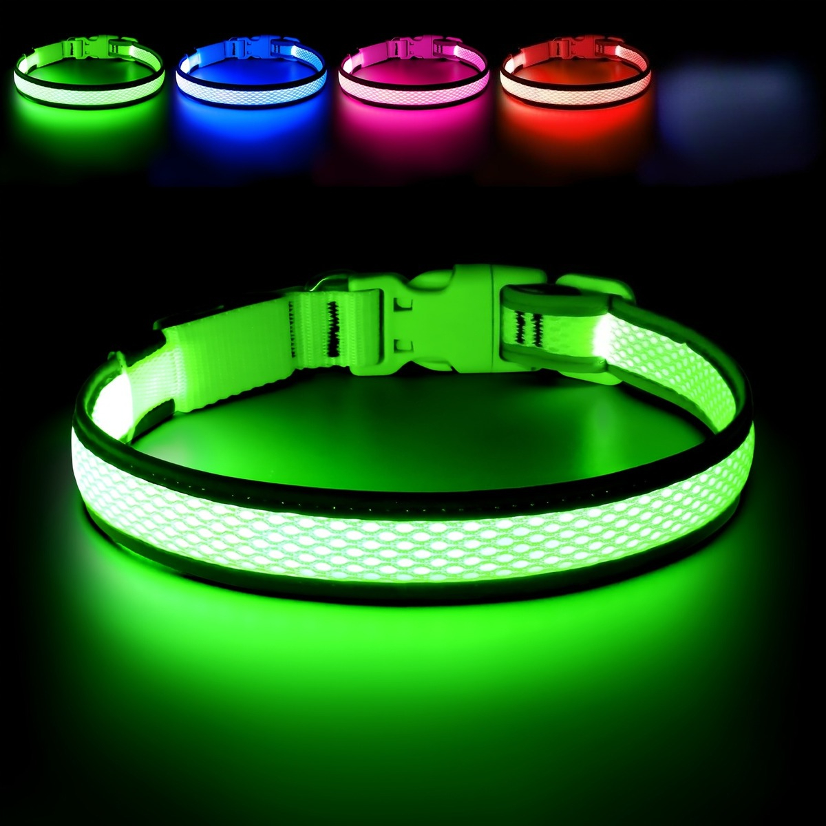 Tech Dog Accessories - USB LED Dog Collar Lights -