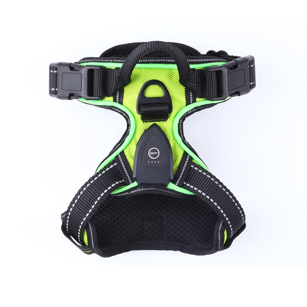 Tech Dog Accessories - Durable Light Up LED Dog Harness