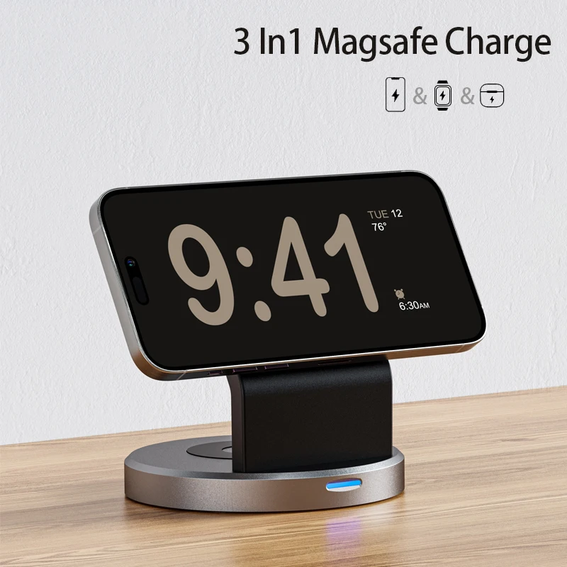 Wireless Charger 3 In 1 - 3 In 1 Magnetic Wireless Charger