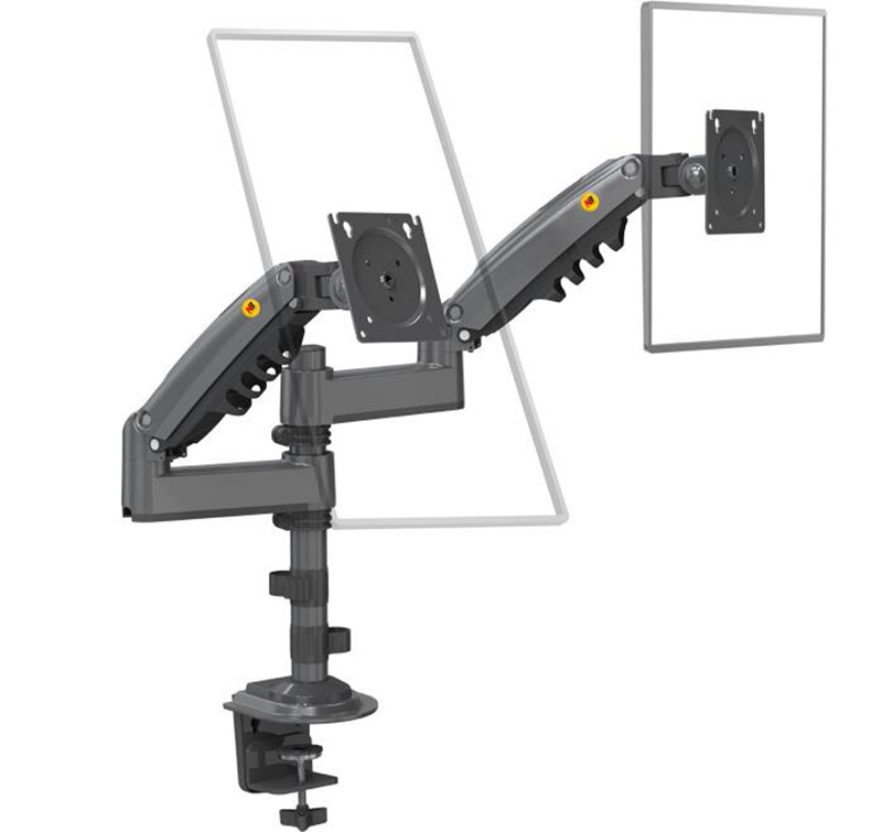 Monitor Arm Single - NB H180 Double monitor desk Holder