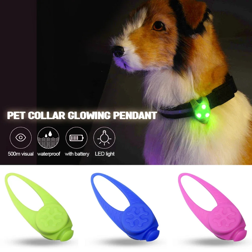Tech Dog Accessories - Pet Led Silicone Rubber Pendant Safety