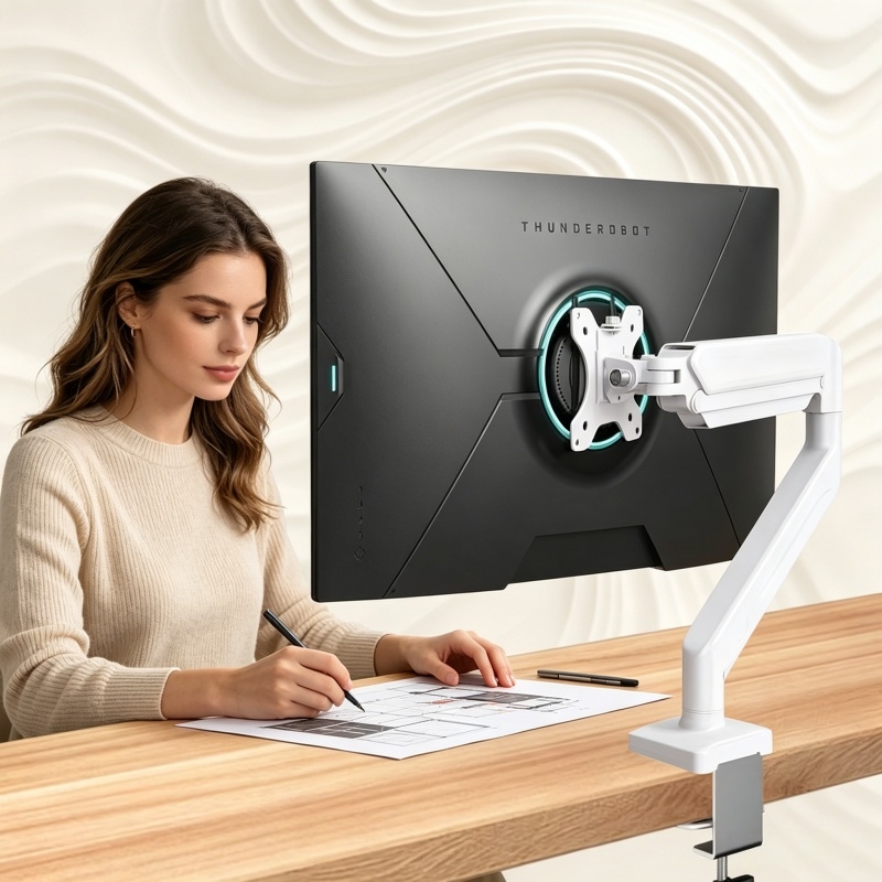Monitor Arm Single - Single Monitor Arm Mount for 13-32
