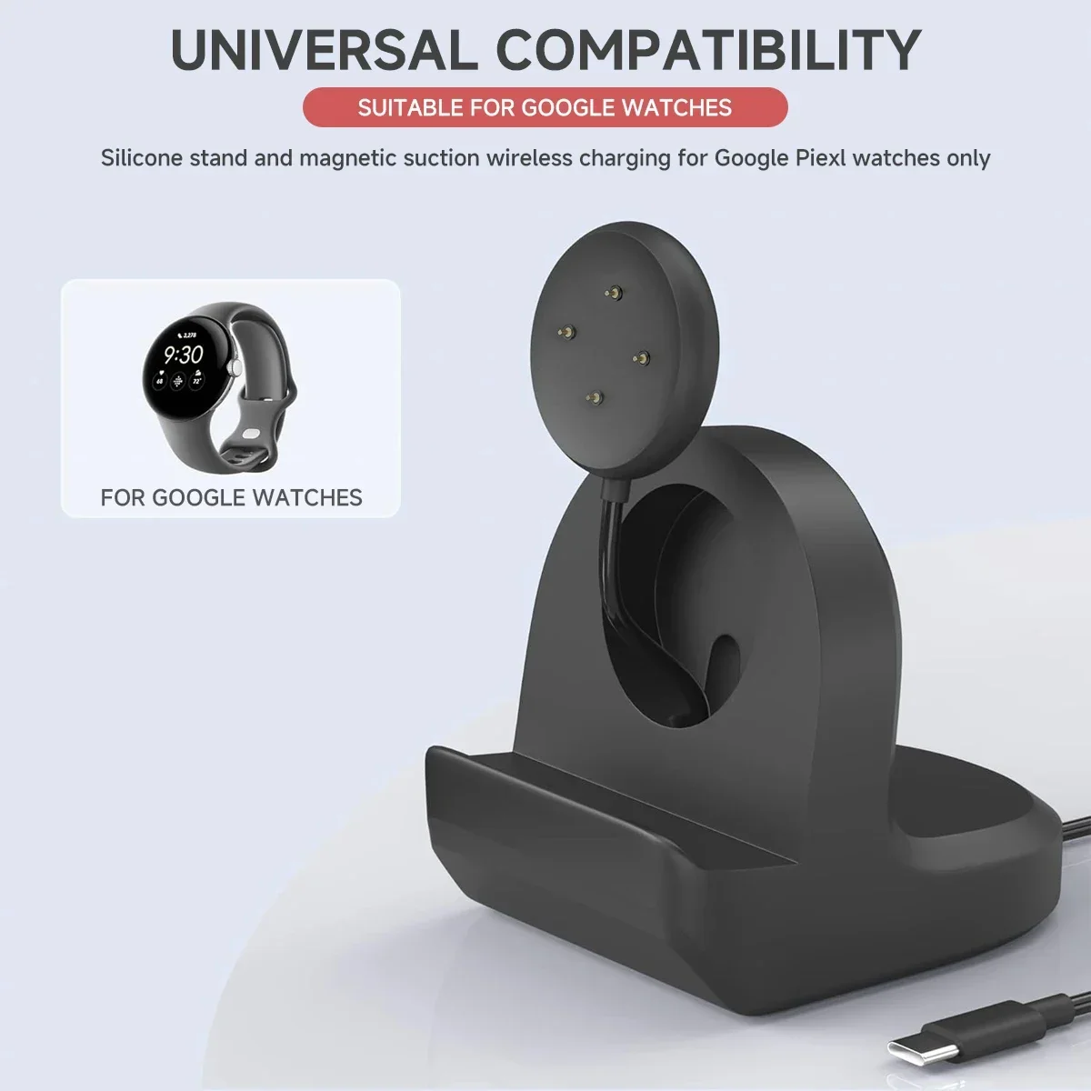 Soft Silicone Charger Cradle D - Wireless Charger 3 In 1 recensione e prezzo
