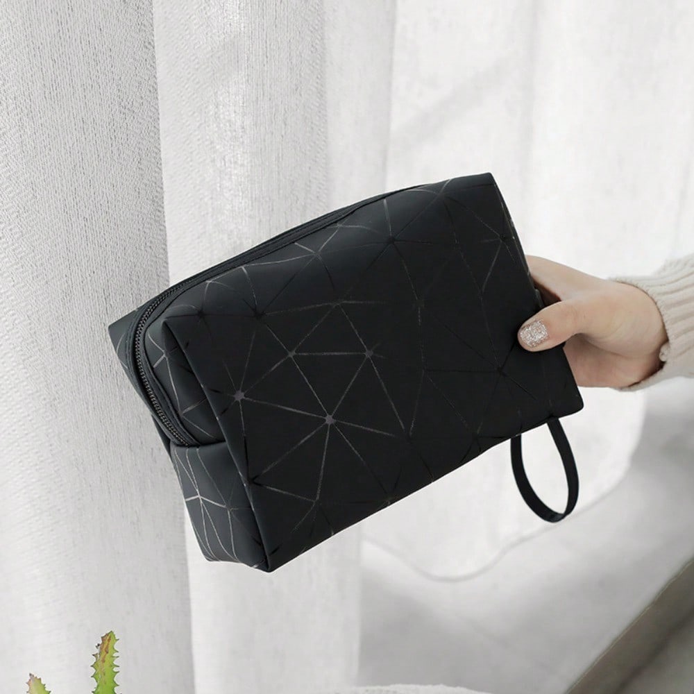Geometric Luminous Makeup Bag  - Tech Accessories Travel Organizer Pouch recensione e prezzo