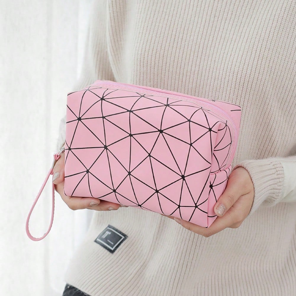 Geometric Luminous Makeup Bag  - Tech Accessories Travel Organizer Pouch recensione e prezzo