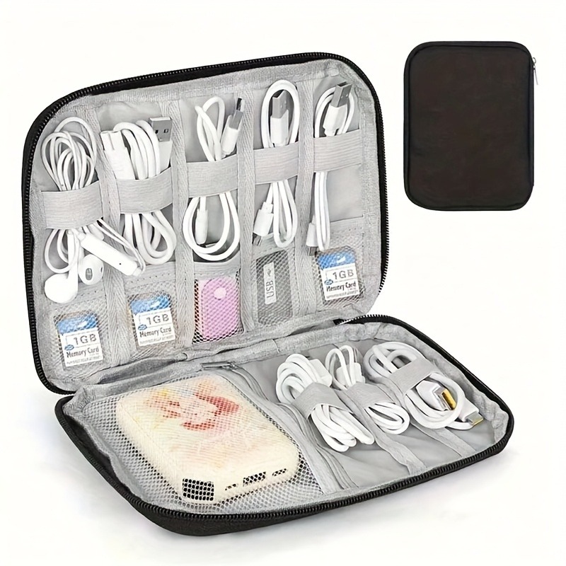 A Multi-Pocket Electronic Acce - Tech Accessories Travel Organizer Pouch recensione e prezzo