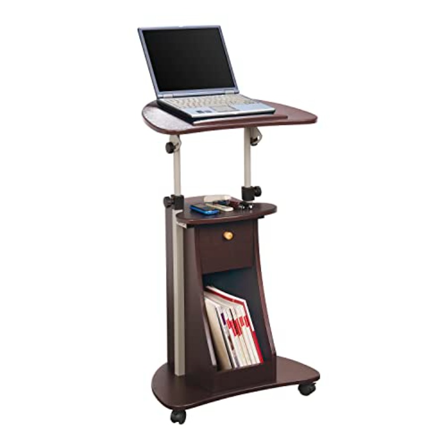 Sit-to-Stand Rolling Adjustabl - Laptop Stand Bamboo recensione e prezzo