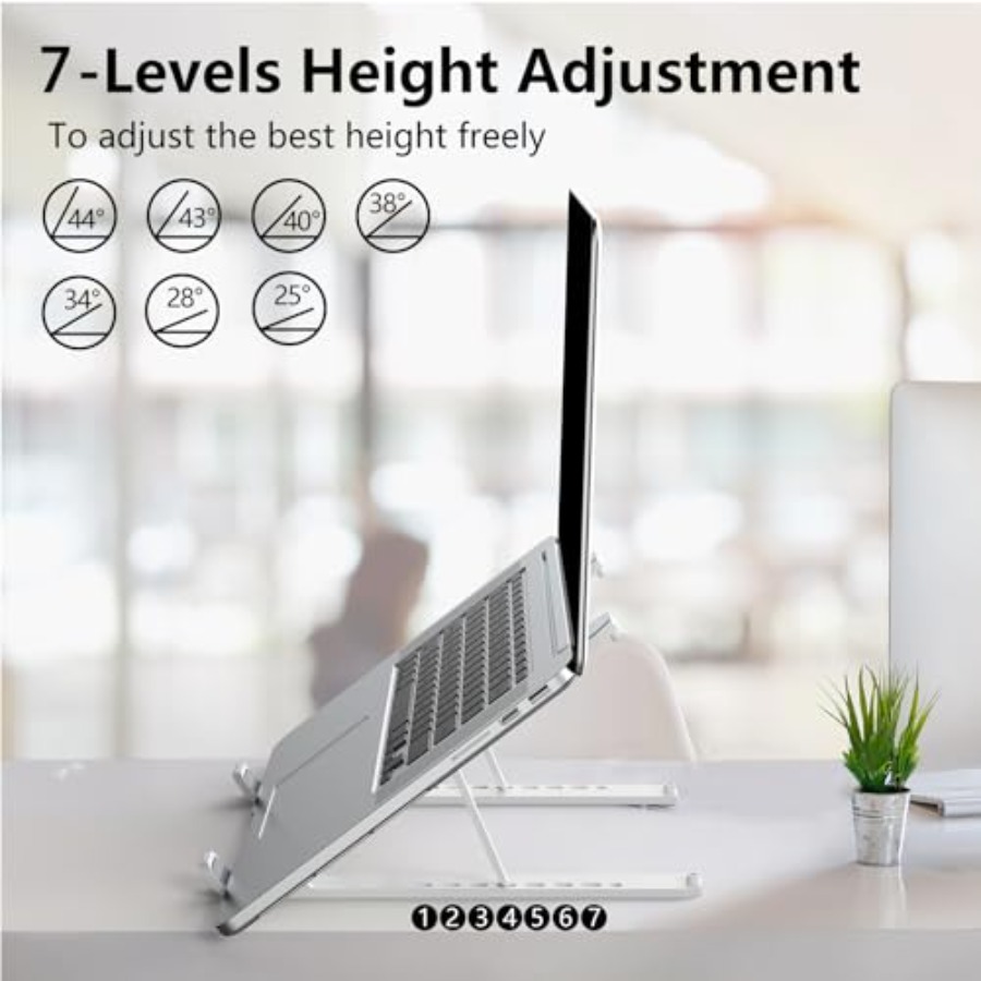 Laptop Stand for Desk, Adjusta - Laptop Stand Bamboo recensione e prezzo