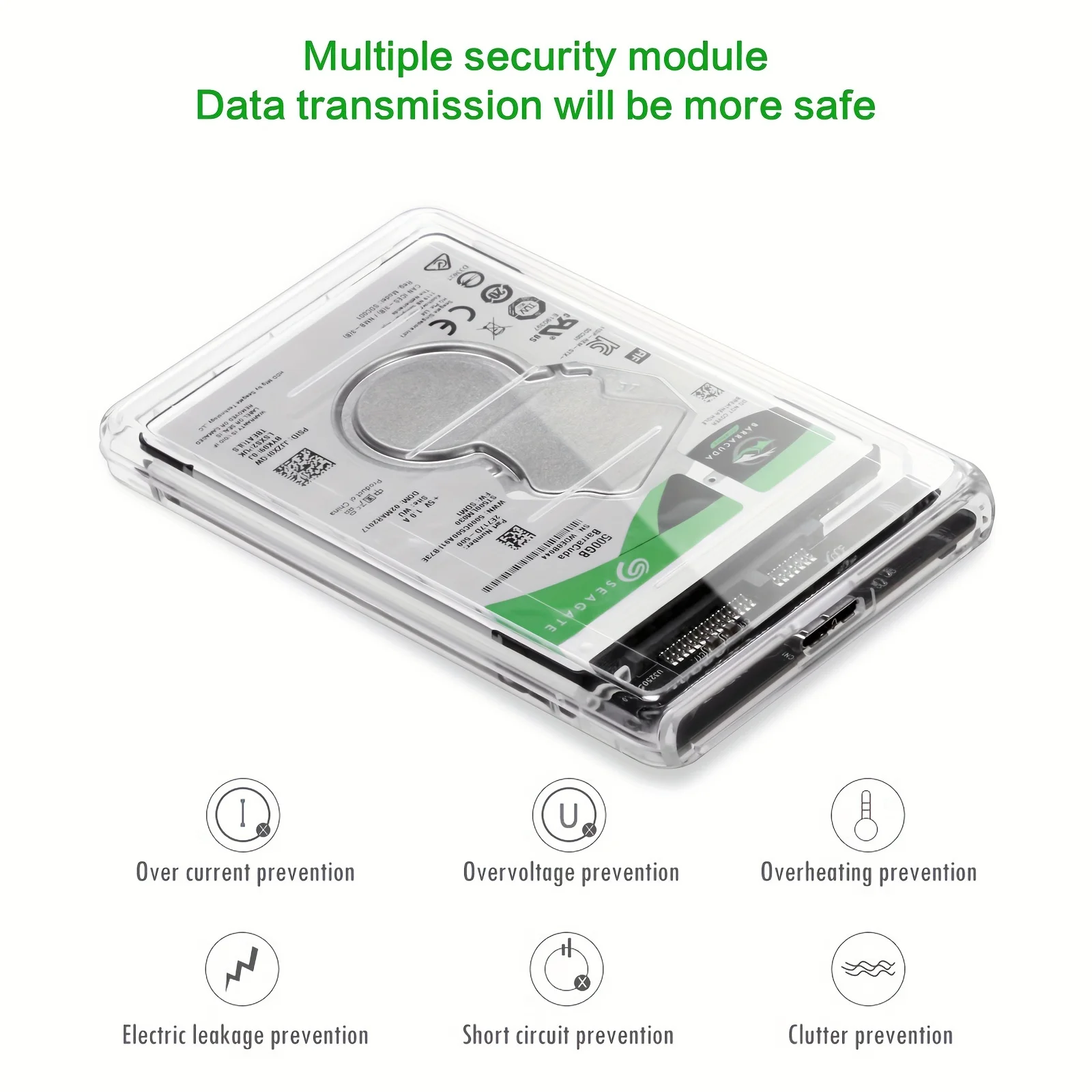 Transparent HDD Case HDD Enclo - Portable Ssd Enclosure recensione e prezzo