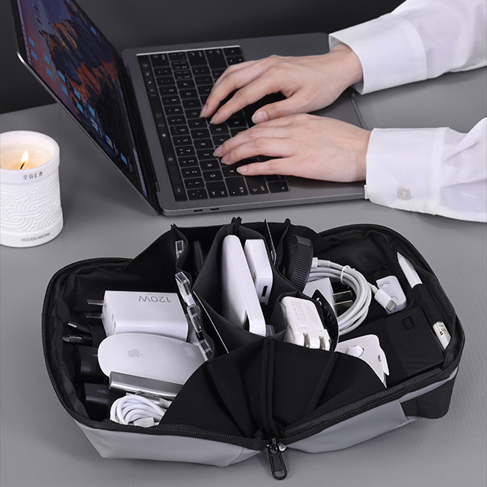 1PCS Travel Tech Pouch,Waterpr - Tech Accessories Travel Organizer Pouch recensione e prezzo