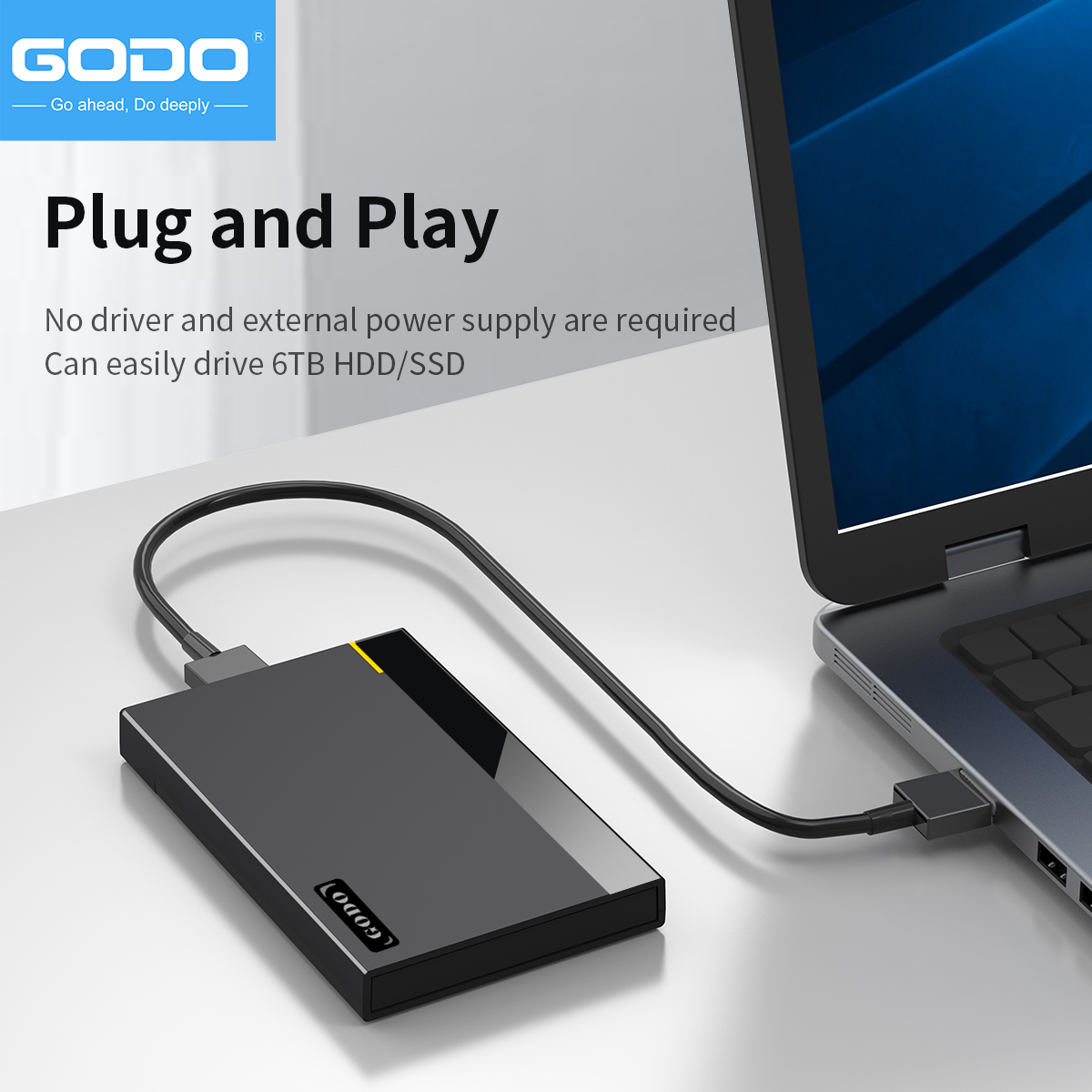 GODO 2.5' USB 3.0 External Har - Portable Ssd Enclosure recensione e prezzo