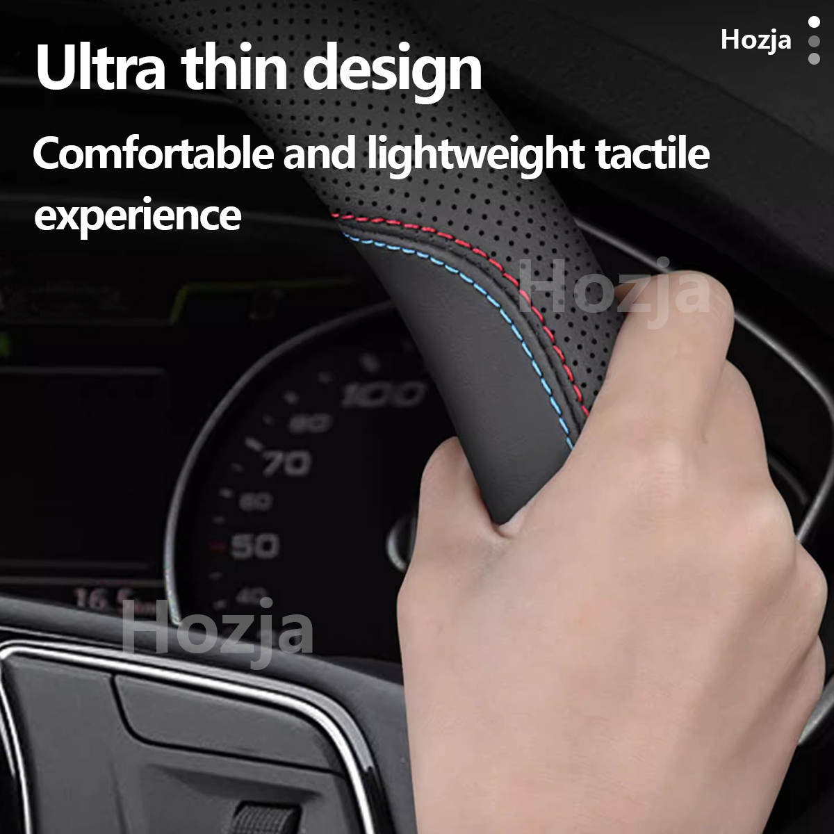 Leather Car Steering Wheel Cov - Tech Accessories Hub recensione e prezzo