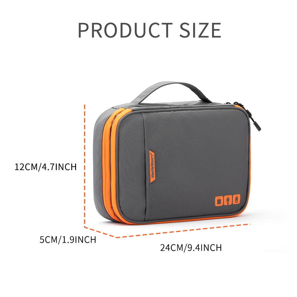 Multi-Compartment Portable Ele - Tech Accessories Travel Organizer Pouch recensione e prezzo