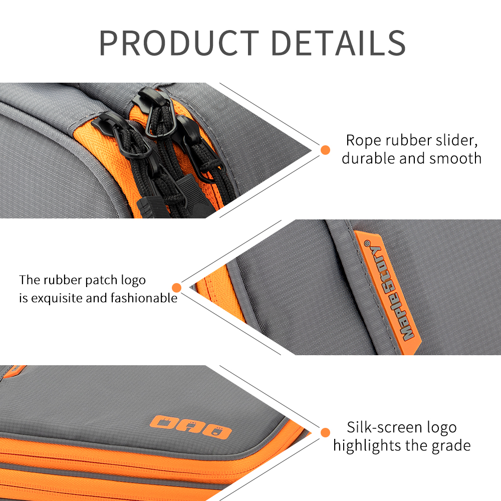 Multi-Compartment Portable Ele - Tech Accessories Travel Organizer Pouch recensione e prezzo