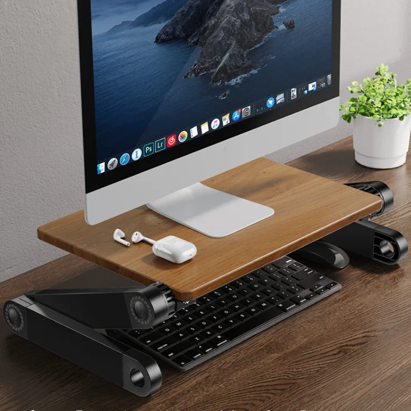 Solid Wood Laptop Height Stand - Laptop Stand Bamboo recensione e prezzo