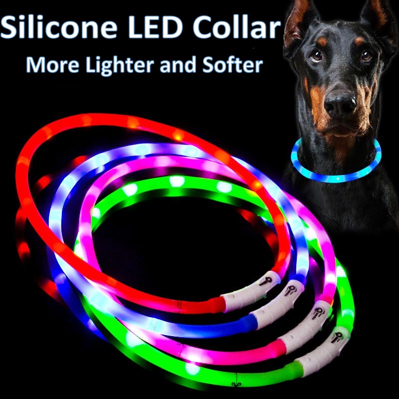 Silicone LED Dog Collar Rechar - Tech Dog Accessories recensione e prezzo