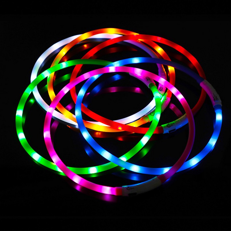 Silicone LED Dog Collar Rechar - Tech Dog Accessories recensione e prezzo