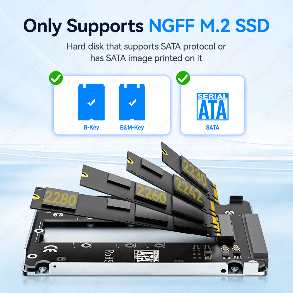 JEYI M.2 NGFF To SATA 3.0 Hard - Portable Ssd Enclosure recensione e prezzo