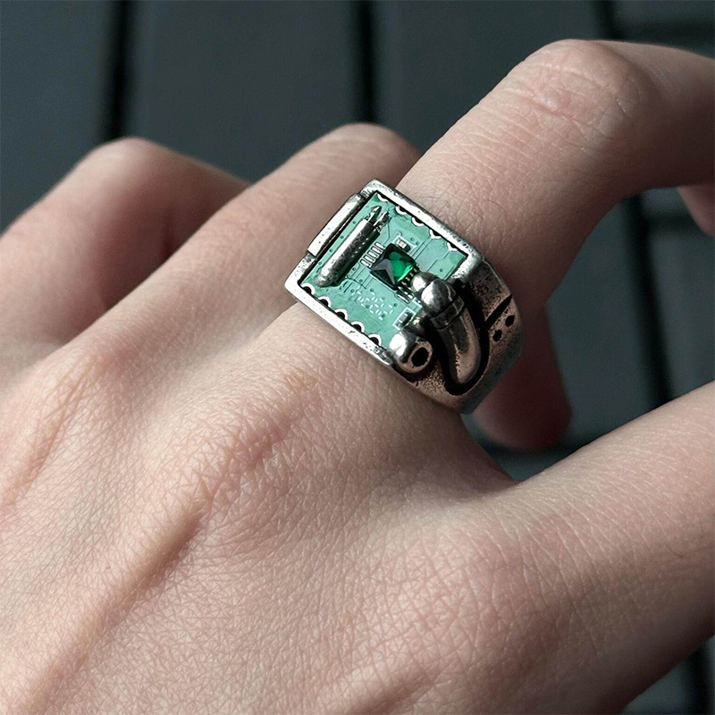 Retro Tech PCB Ring Jewelry Ac - Tech Accessories Industry recensione e prezzo