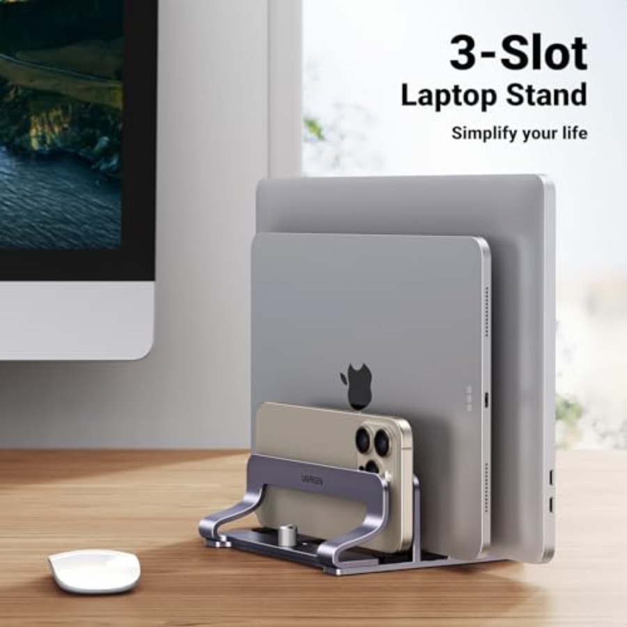 Vertical Laptop Stand Holder D - Laptop Stand Bamboo recensione e prezzo