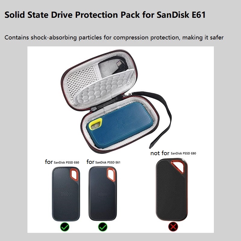 Portable eva storage case for  - Portable Ssd Enclosure recensione e prezzo