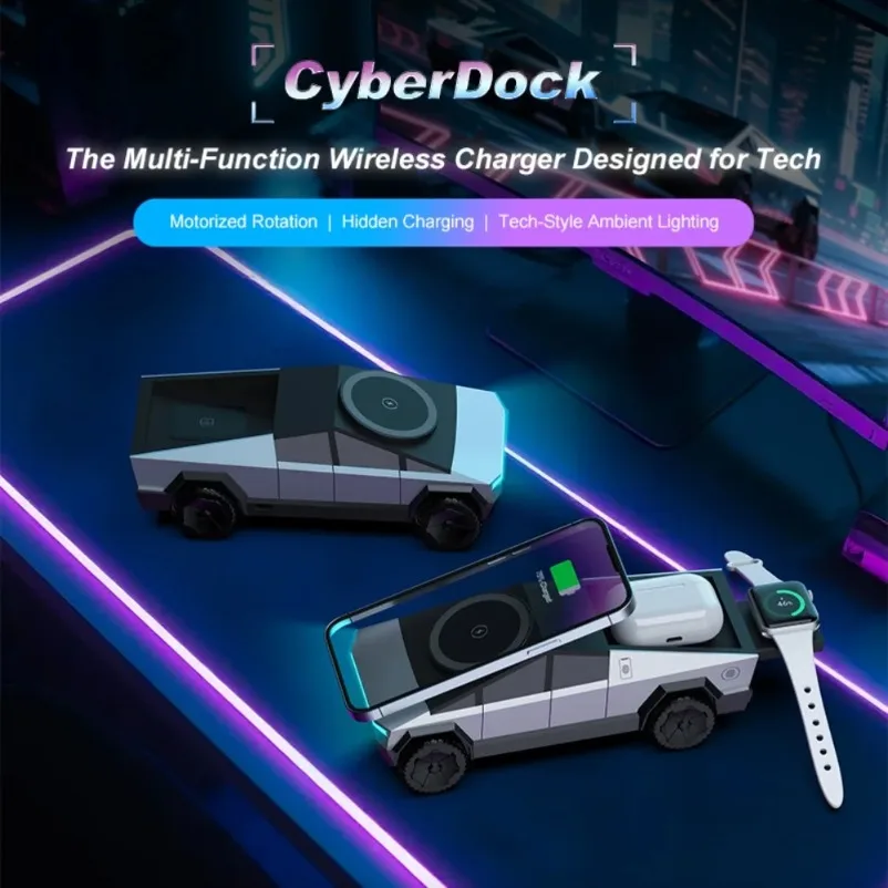 VIKEFON Desk Car Magnetic 3-in - Wireless Charger 3 In 1 recensione e prezzo