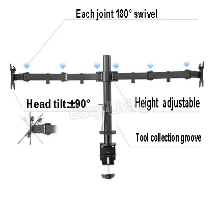 MS02 Desktop Clamping Full Mot - Monitor Arm Single recensione e prezzo