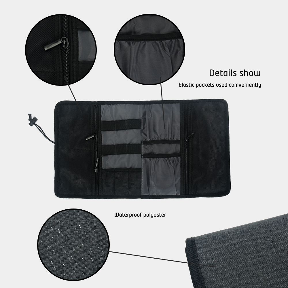 Travel Cable Storage Bag，Elect - Tech Accessories Travel Organizer Pouch recensione e prezzo