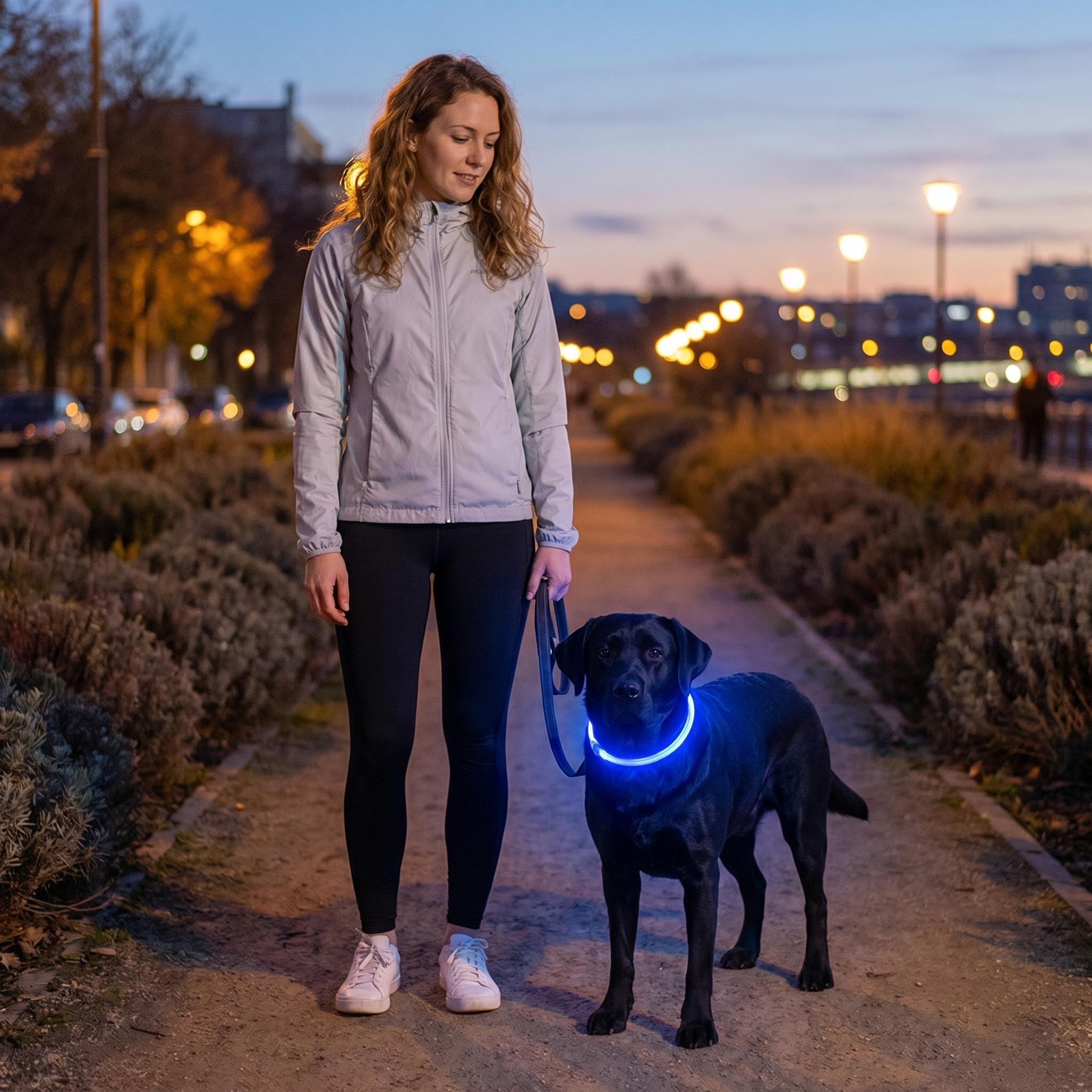 Rechargeable Led Dog Collar Ad - Tech Dog Accessories recensione e prezzo