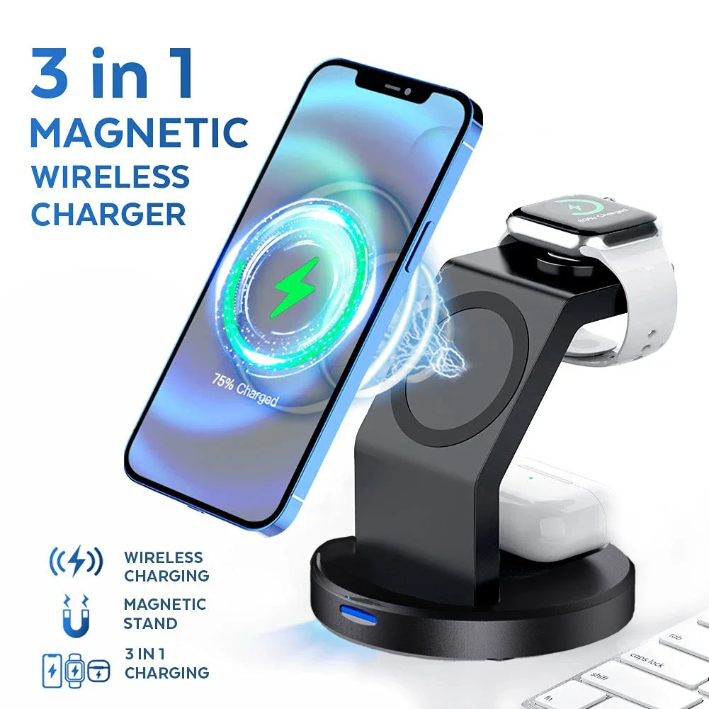 3 In 1 Magnetic Wireless Charg - Wireless Charger 3 In 1 recensione e prezzo