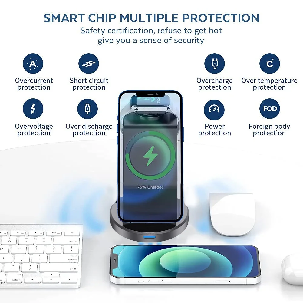 3 In 1 Magnetic Wireless Charg - Wireless Charger 3 In 1 recensione e prezzo