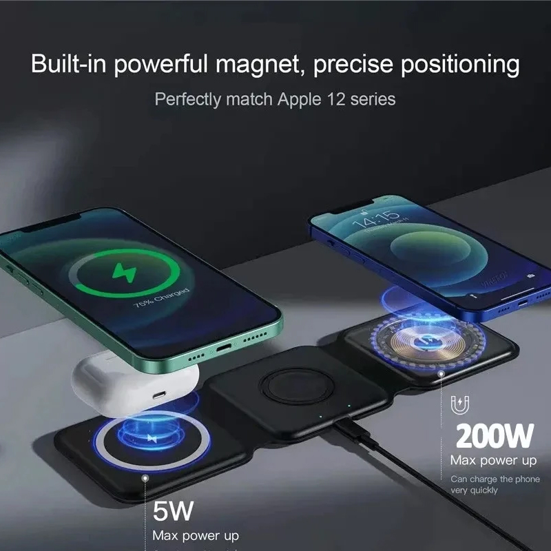 3 In 1 Magnetic Portable Wirel - Wireless Charger 3 In 1 recensione e prezzo