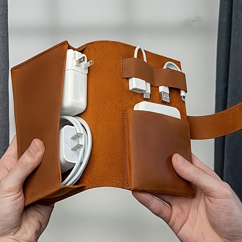 1pc PU Leather Multi-Compartme - Tech Accessories Designer recensione e prezzo