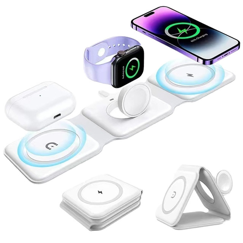 3-in-1 Magnetic Folding Wirele - Wireless Charger 3 In 1 recensione e prezzo