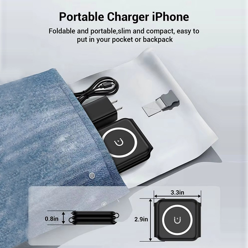 3-in-1 Magnetic Folding Wirele - Wireless Charger 3 In 1 recensione e prezzo