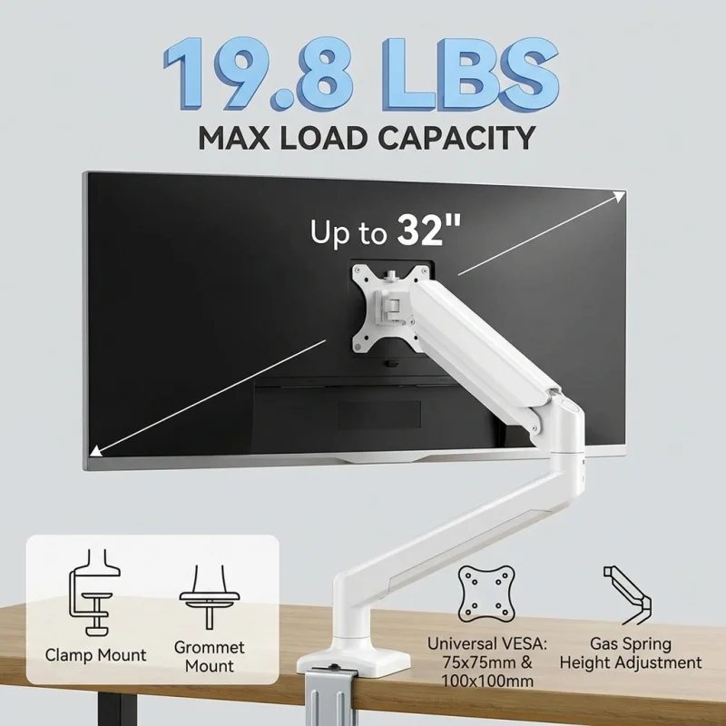 Universal Adjustable Single Mo - Monitor Arm Single recensione e prezzo