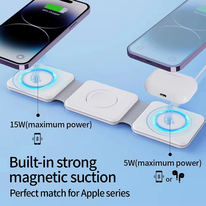Universal Qi2 Magnetic Foldabl - Wireless Charger 3 In 1 recensione e prezzo