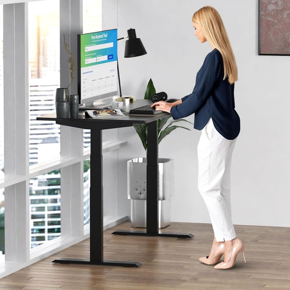 RISE UP dual motor electric st - Laptop Stand Bamboo recensione e prezzo