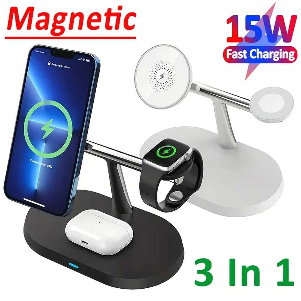 Magnetic Wireless Charger Stan - Wireless Charger 3 In 1 recensione e prezzo