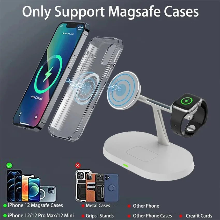 Magnetic Wireless Charger Stan - Wireless Charger 3 In 1 recensione e prezzo