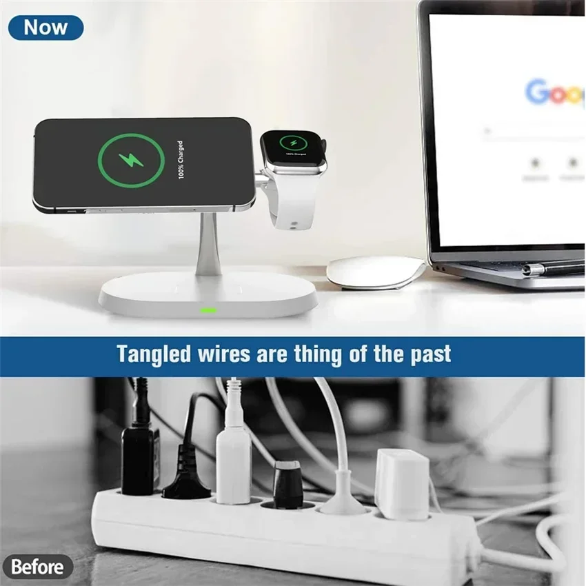 Magnetic Wireless Charger Stan - Wireless Charger 3 In 1 recensione e prezzo