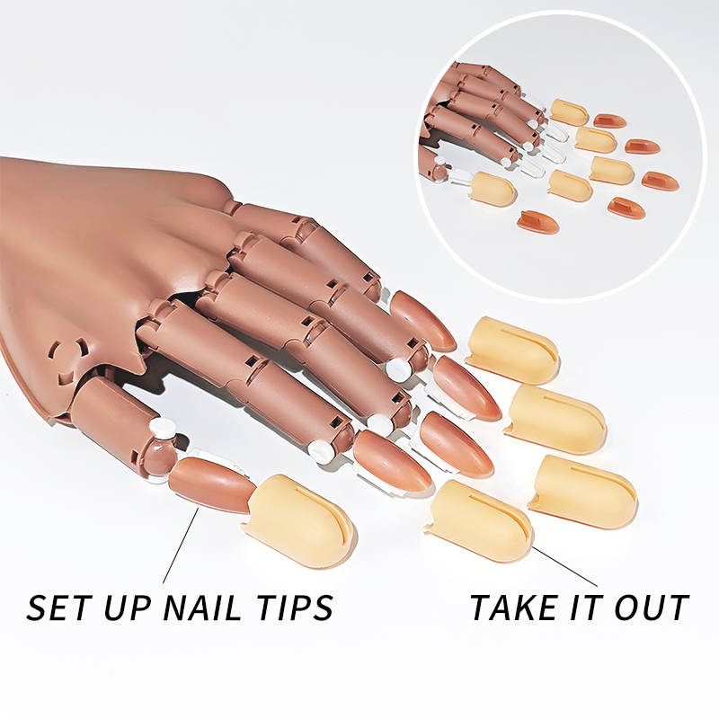 Nail Fake Practice Hand Movabl - Tech Accessories Shop recensione e prezzo