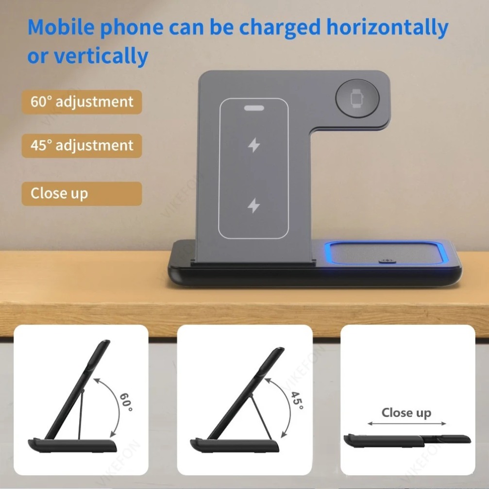 Foldable 3 in 1 Wireless Charg - Wireless Charger 3 In 1 recensione e prezzo