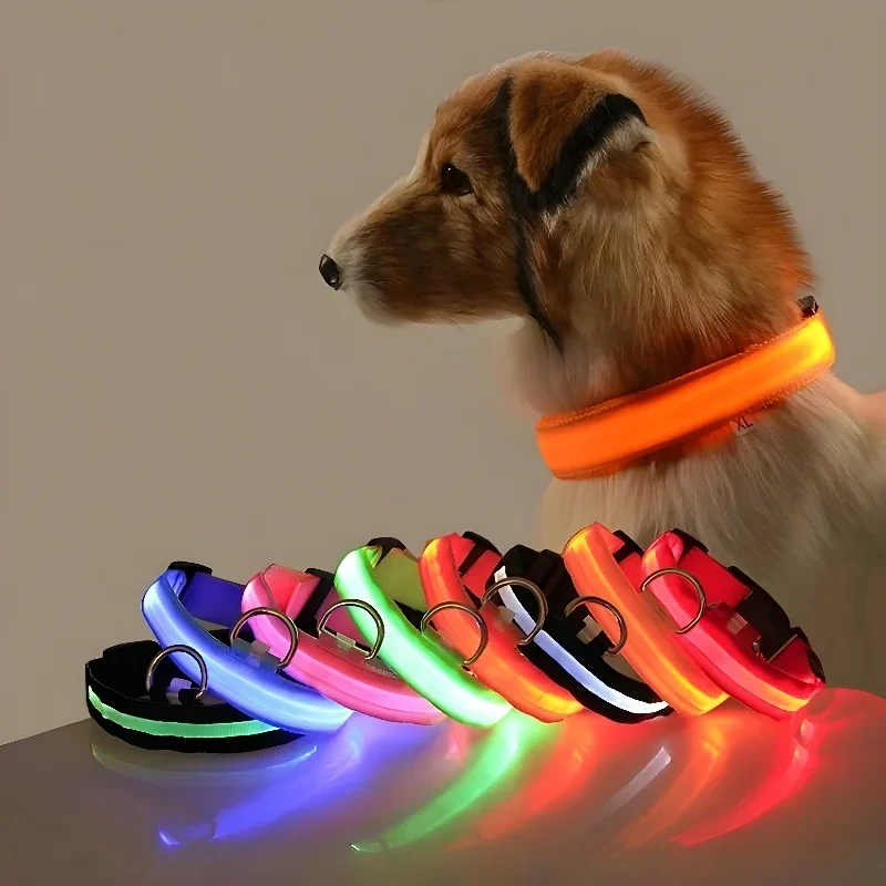 Dog Collar Nylon LED Night Saf - Tech Dog Accessories recensione e prezzo