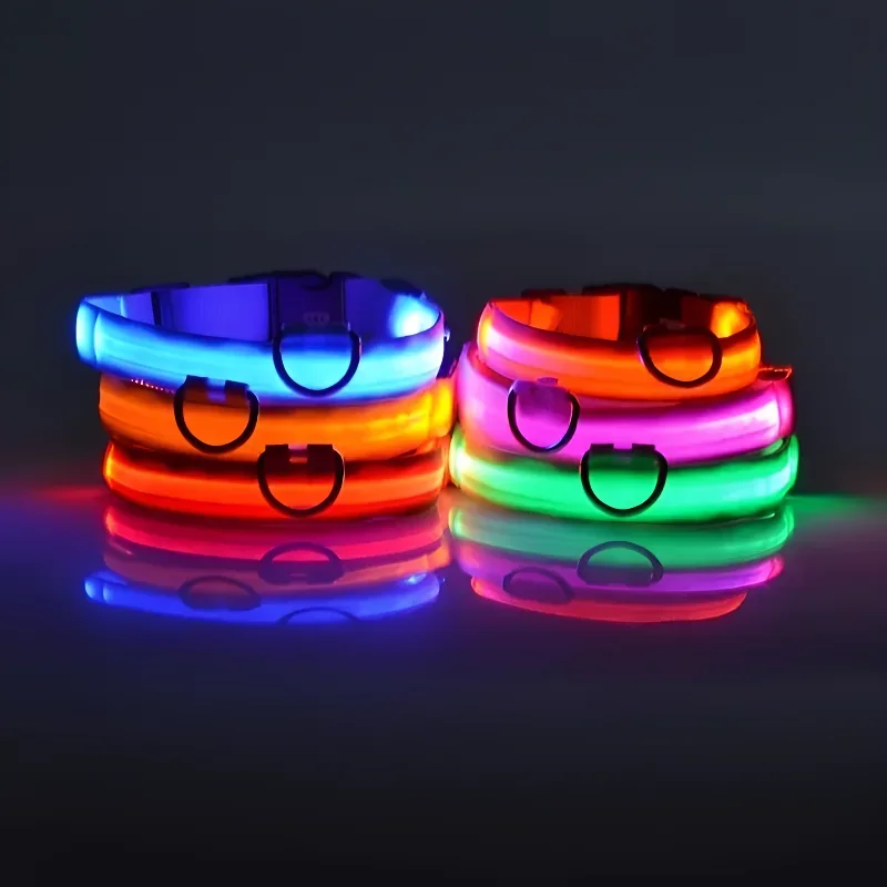 Dog Collar Nylon LED Night Saf - Tech Dog Accessories recensione e prezzo