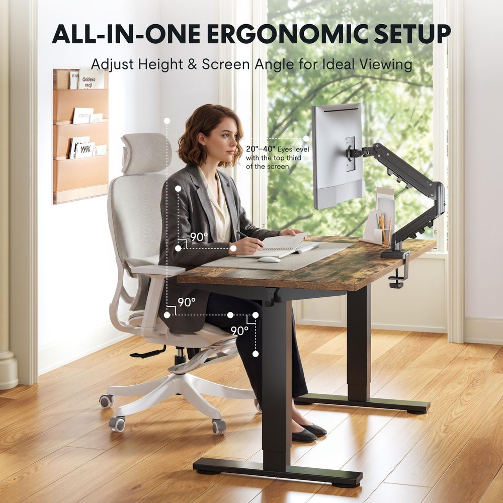 EN2 48x24 Standing Desk with M - Monitor Arm Single recensione e prezzo