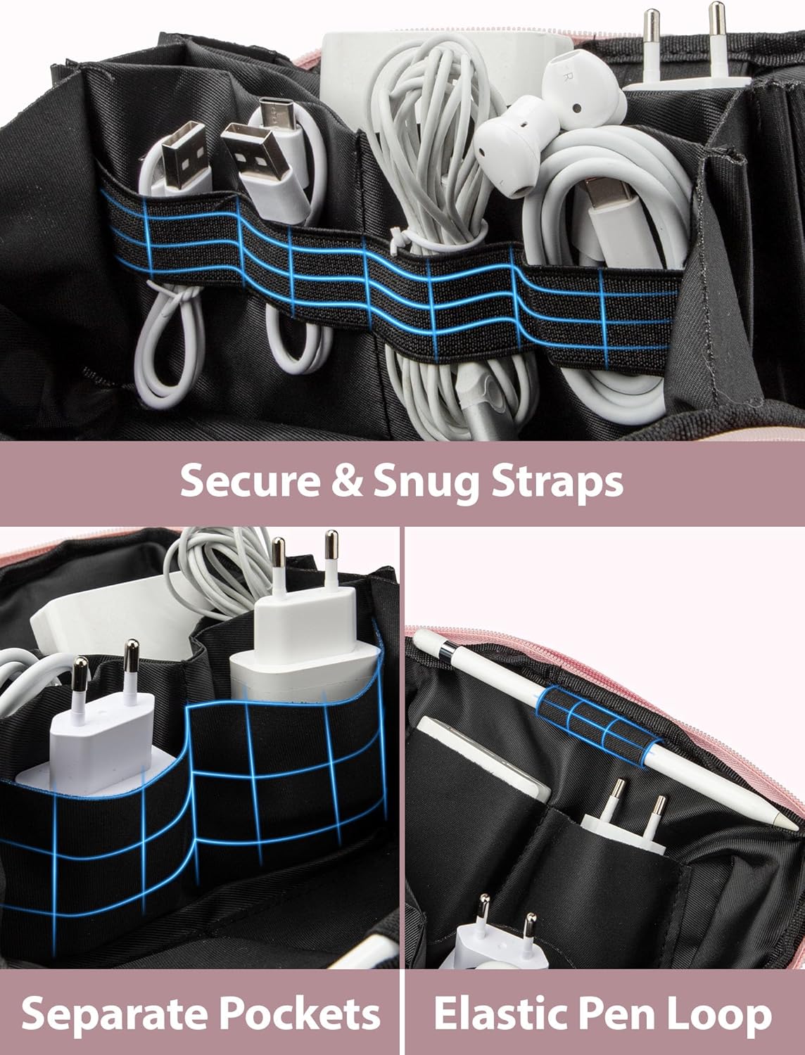 Large Capacity Backpack Organi - Tech Accessories Travel Organizer Pouch recensione e prezzo