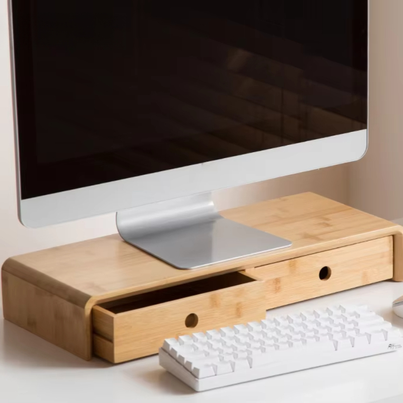 Bamboo Laptop Monitor Riser Ec - Laptop Stand Bamboo recensione e prezzo