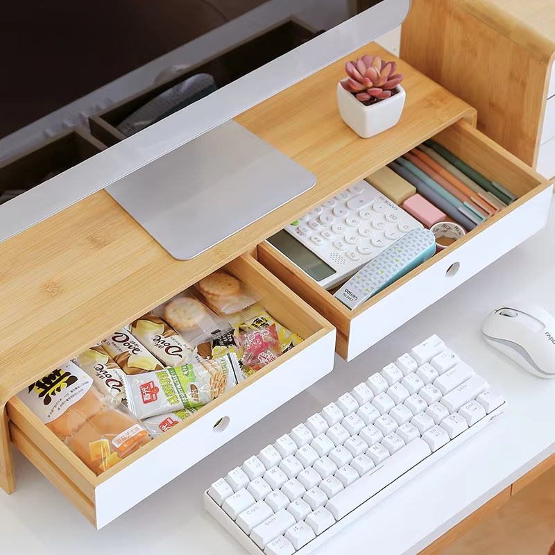 Bamboo Laptop Monitor Riser Ec - Laptop Stand Bamboo recensione e prezzo